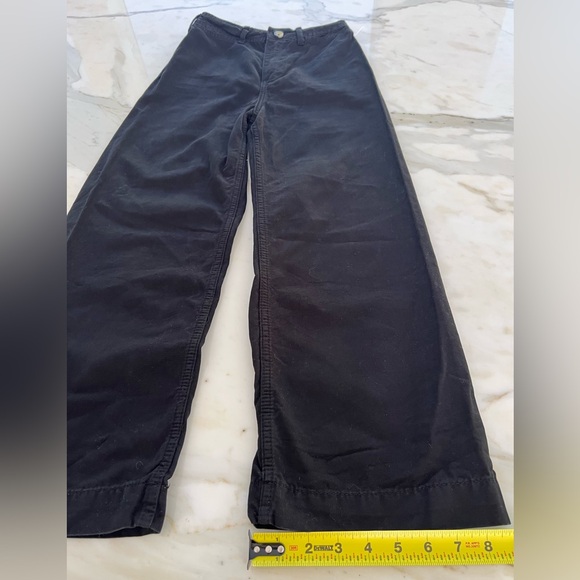 WE THE FREE BLACK COTTON HIGH RISE WIDE LEG JEAN PANTS SIZE US 24 - Picture 15 of 17